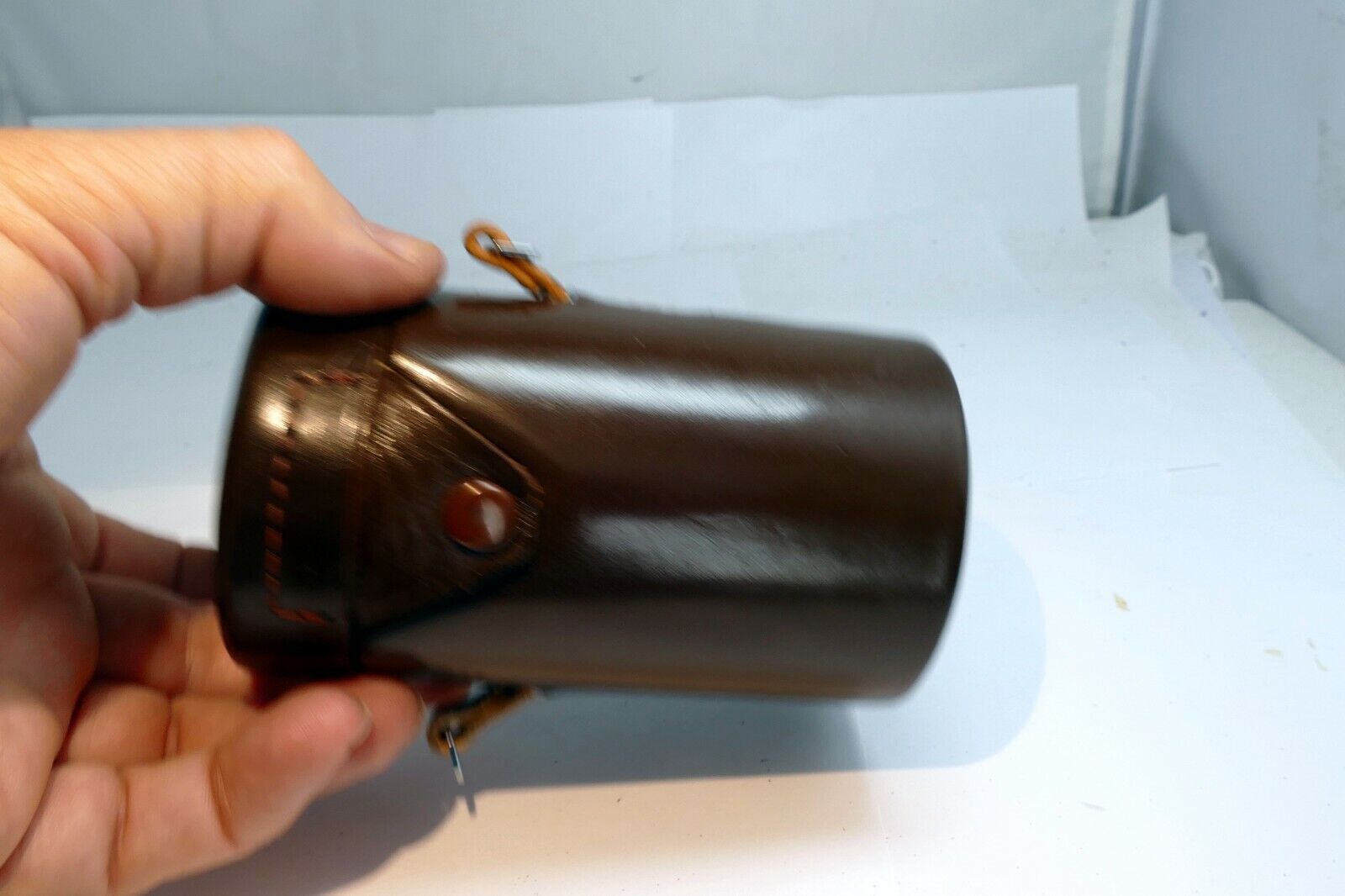 Canon  Hard Leather Lens Case for 85mm f1.9 f2 rangefinder LTM