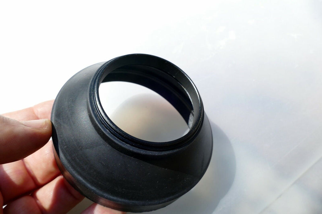 55mm Rubber Lens Hood Shade double threaded for Telephoto 135mm f2.8 f3.5