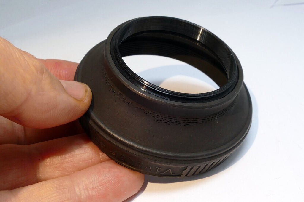 Vivitar 49mm  Rubber Lens Hood Shade  double threaded for 50mm f1.7 f2