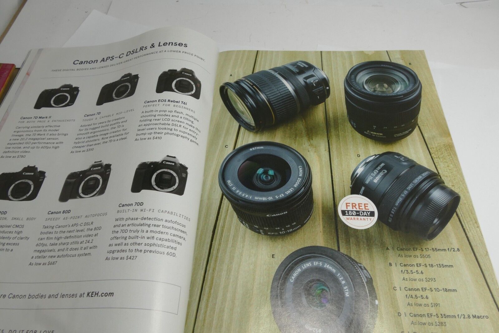 KEH brochure trade-in 10% Bonus information reseller camera gear 2023 Brochure