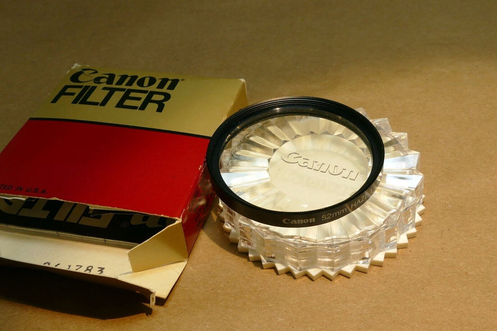 52mm Filter Canon UV Haze-1  USA Boxed  -  mint  - genuine OEM
