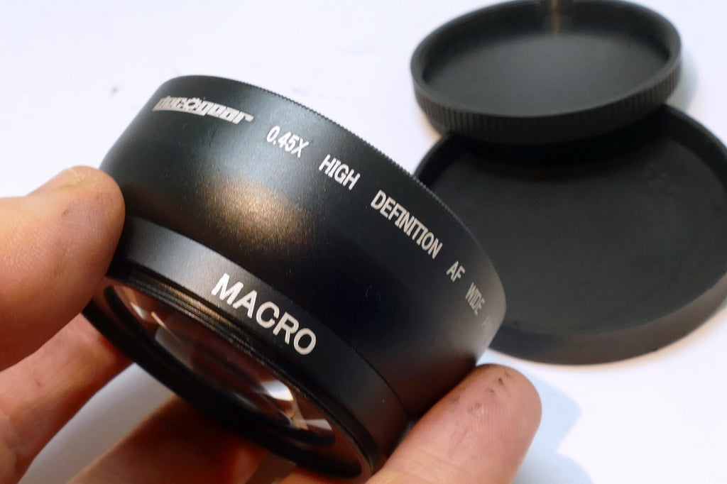 55mm Deco Gear HD 55mm  Lens Wide Angle 0.45X  AUX  HD AF