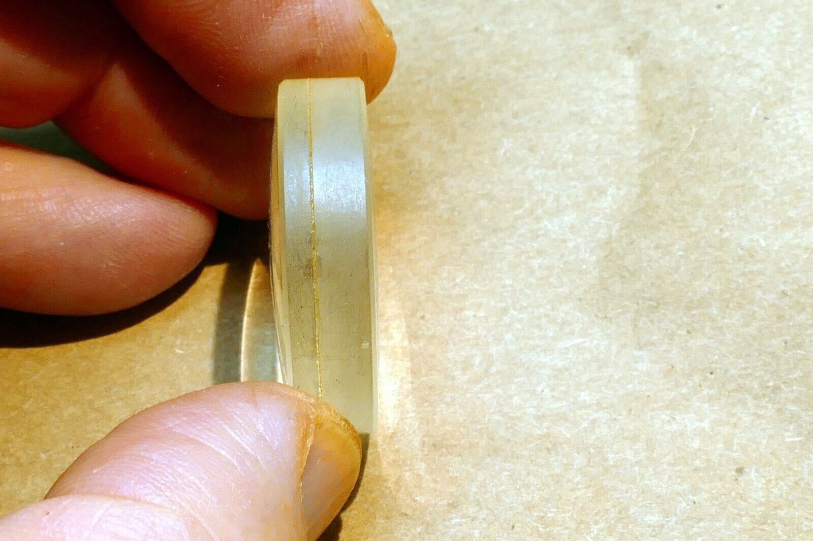 1.25" Diameter 0.35" thick Optical Convex Glass for microscope