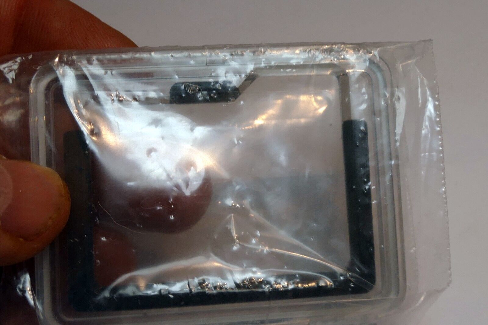 GoPro Hero  plastic back plate  for the hard case (clear ) - genuine OEM