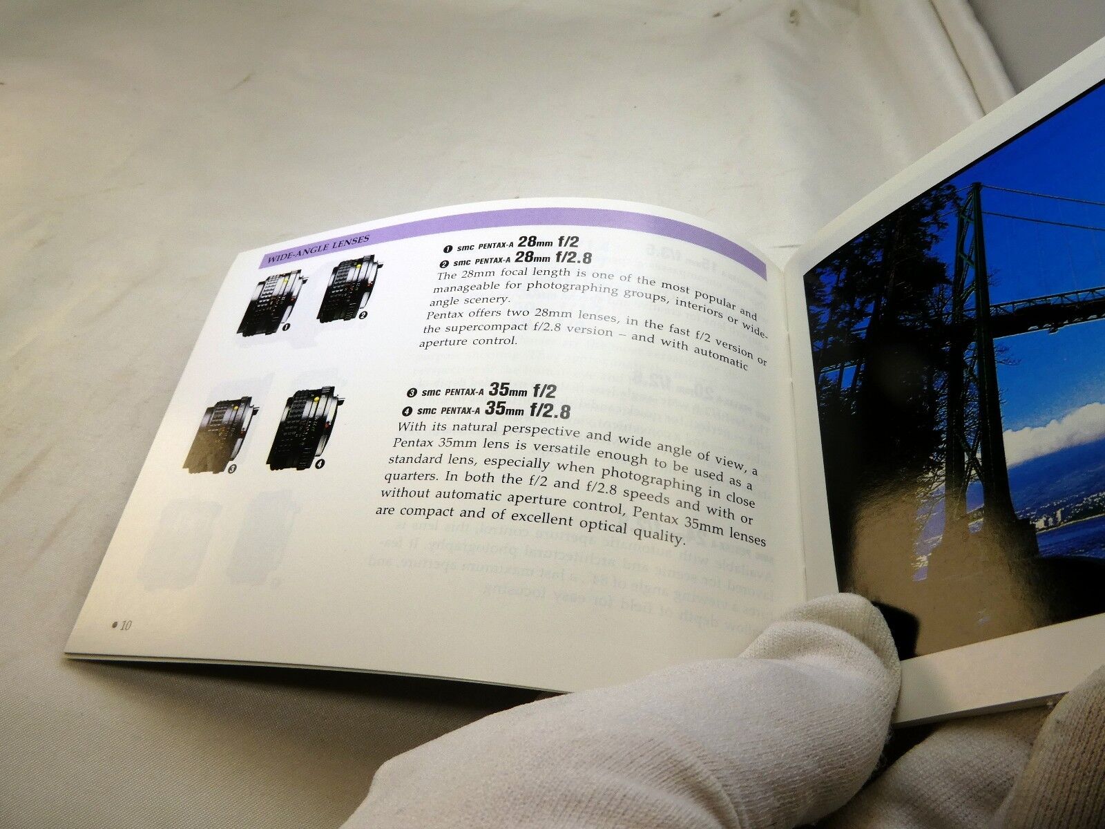 Pentax Lenses Flashes and Accessories List Brochure Guide 1987 AF cameras englis
