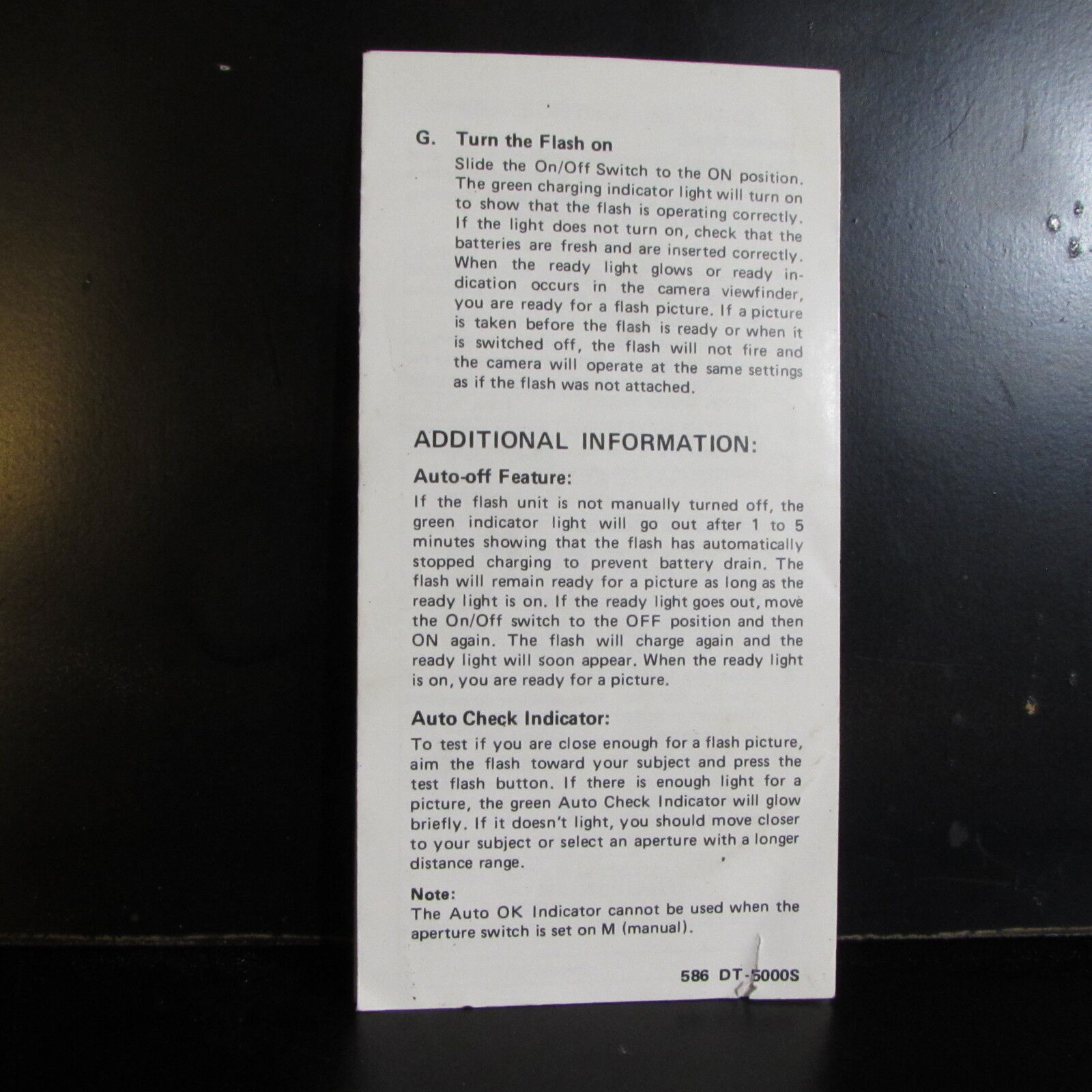 Focal DT-500S Instructions Multi - Dedicated Thyristor Flash Guide Manual O4014