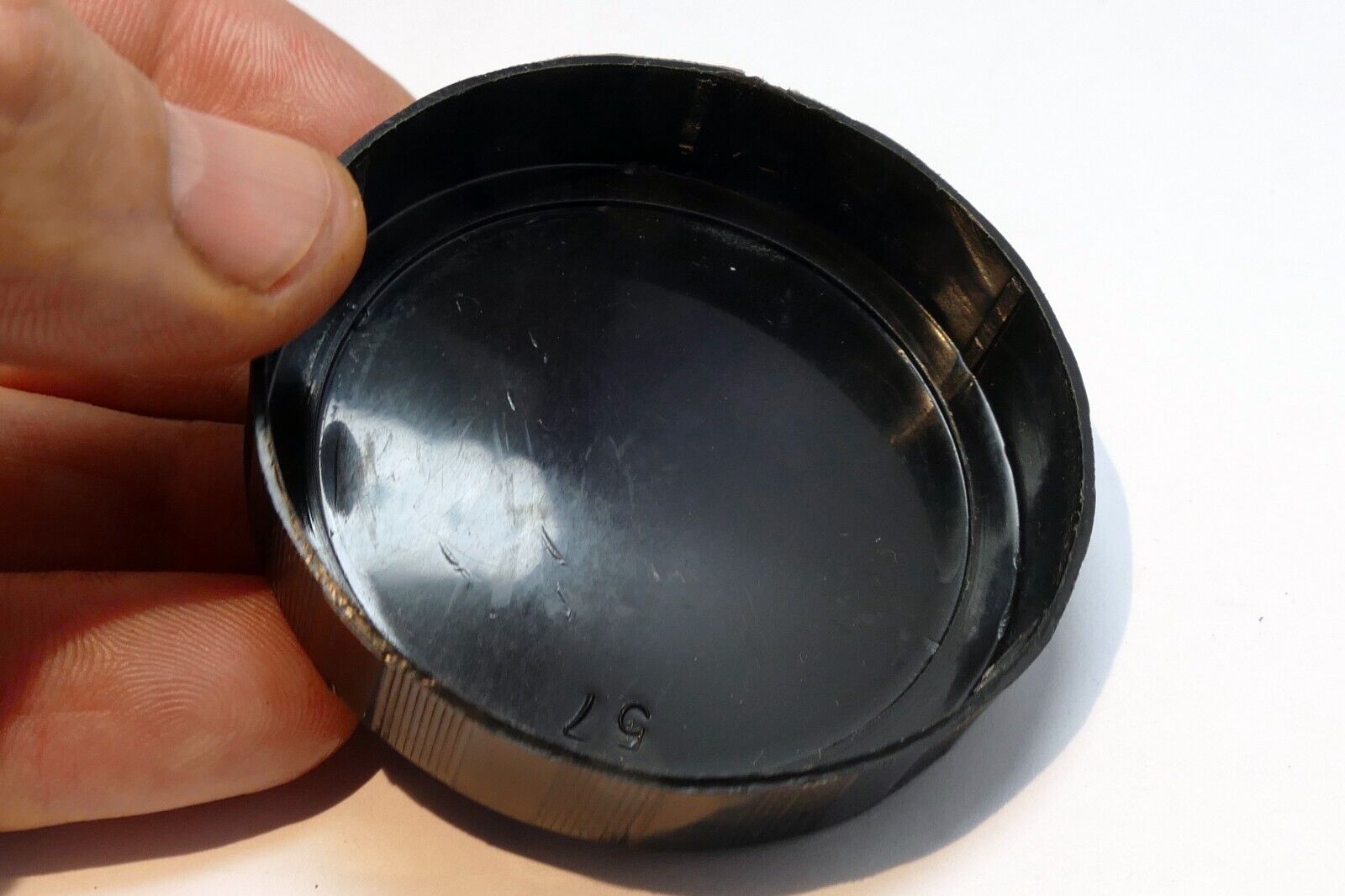 55mm Front lens cap plastic slip on type for  135mm f2.8