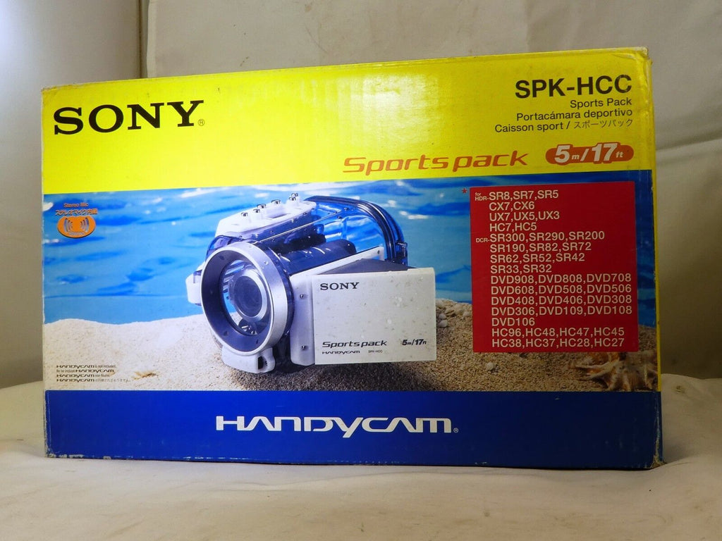 Sony SPK-HCC Handicam camera Underwater Camera Housing UX7 HC8 SR5 UX5 HC7