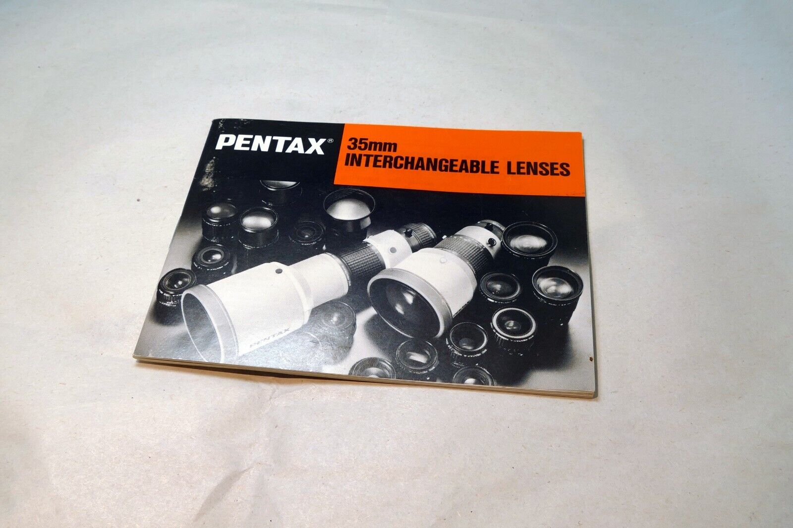 Pentax35mm Interchangeable Lenses System Information Brochure Booklet MX LX