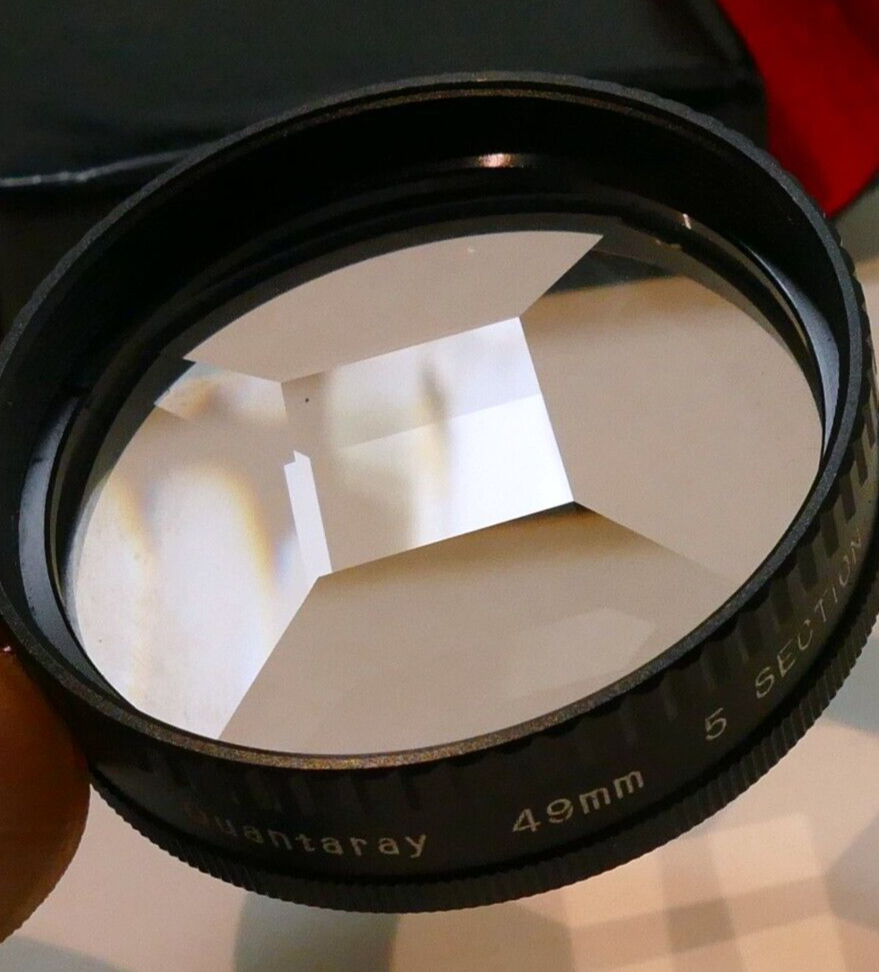 Quantaray  49mm Lens Filter 5 Section special effect multi-vision image