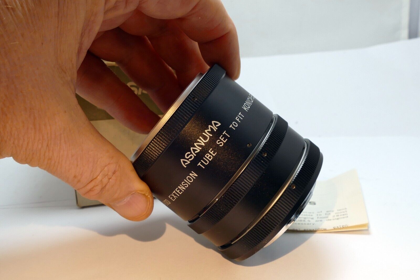 Auto Extension Tube Set macro lens Konica Hexanon AR 12mm 20mm 36mm Autoreflex