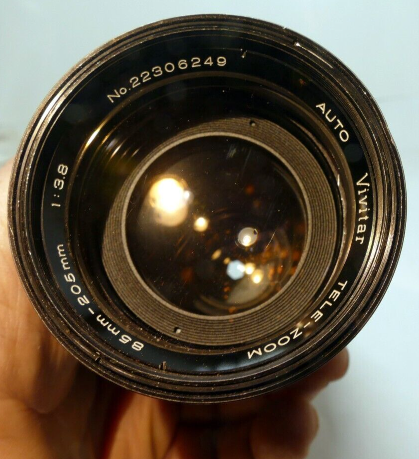 Vivitar 85-205mm f3.8 Constant apertrue  Zoom Lens for Konica AR T T3