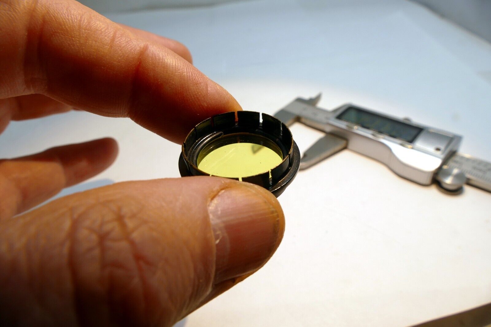 Argus Lens Accessory No. C-61 for Model “C” Light Yellow 2X Filter