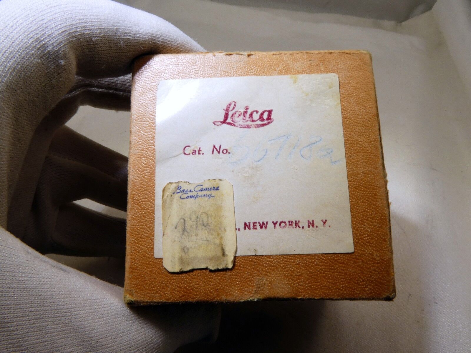 Empty Box for Leica Leitz small accessory 2X2.5" vintage NY 66718a New York