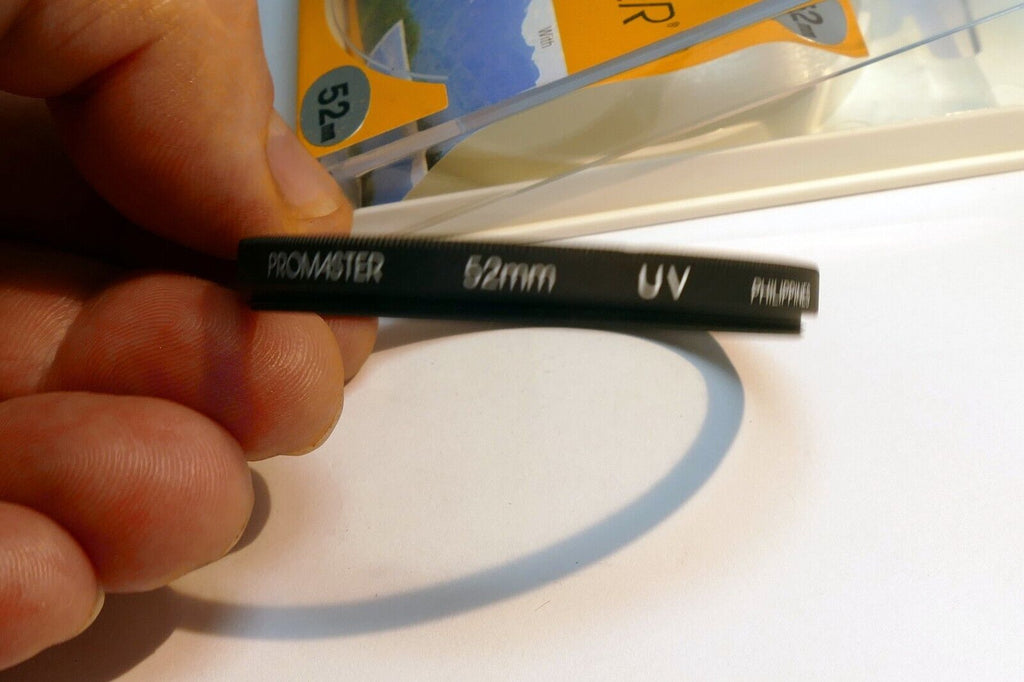 Promaster 52mm Filter threaded lens UV haze protection