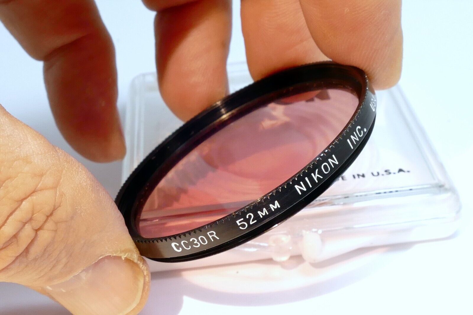 Nikon 52mm CC30R Filter made in USA  Nikkor Genuine tungsten correction