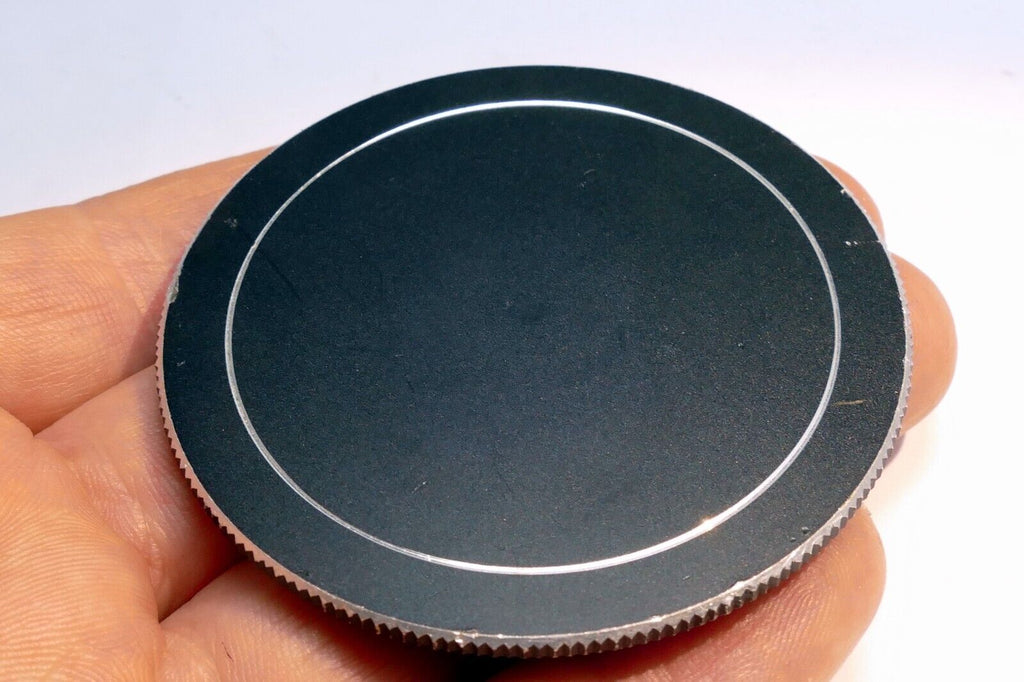 55mm metal screw in cap for Lens or Filter Stacking  ribbed rim