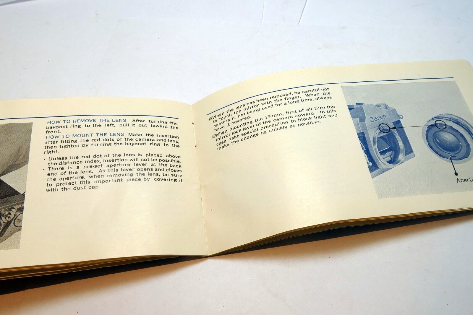 Canon FL lens Sales Brochure Accessory guide