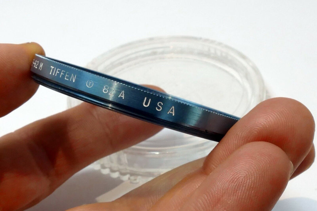 Tiffen Series # 8 VIII Lens Filter screw  in 62mm 82A light blue made in USA