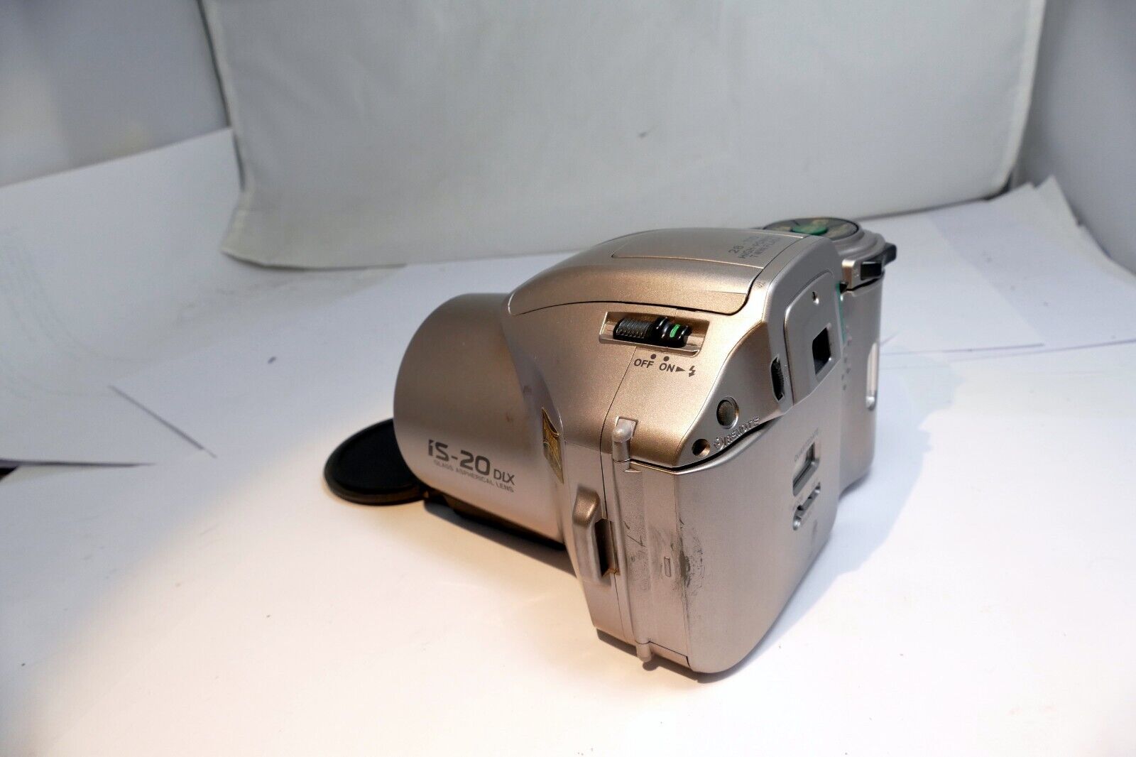 OLYMPUS Panorama IS-20 DLX ZOOM 28-110mm 4X lens CAMERA Untested - AS IS