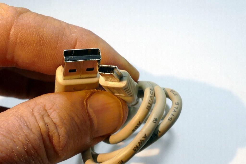 Canon USB Mini Cable Cord for Rebel ELPH Digital Cameras gray 4 feet long