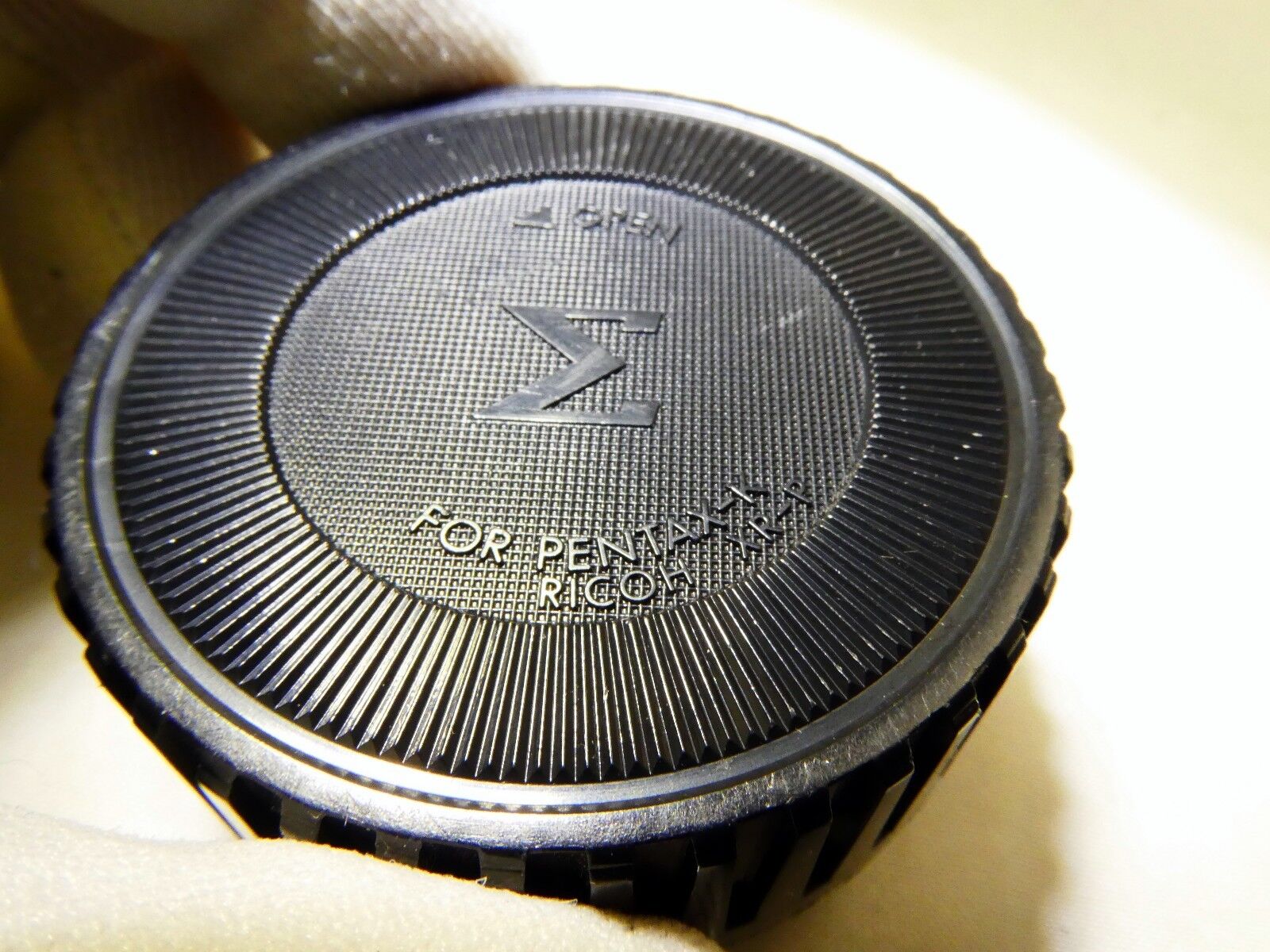 Sigma K PK KR  bayonet lens mount Rear Lens Cap for Pentax Ricoh XR twist on