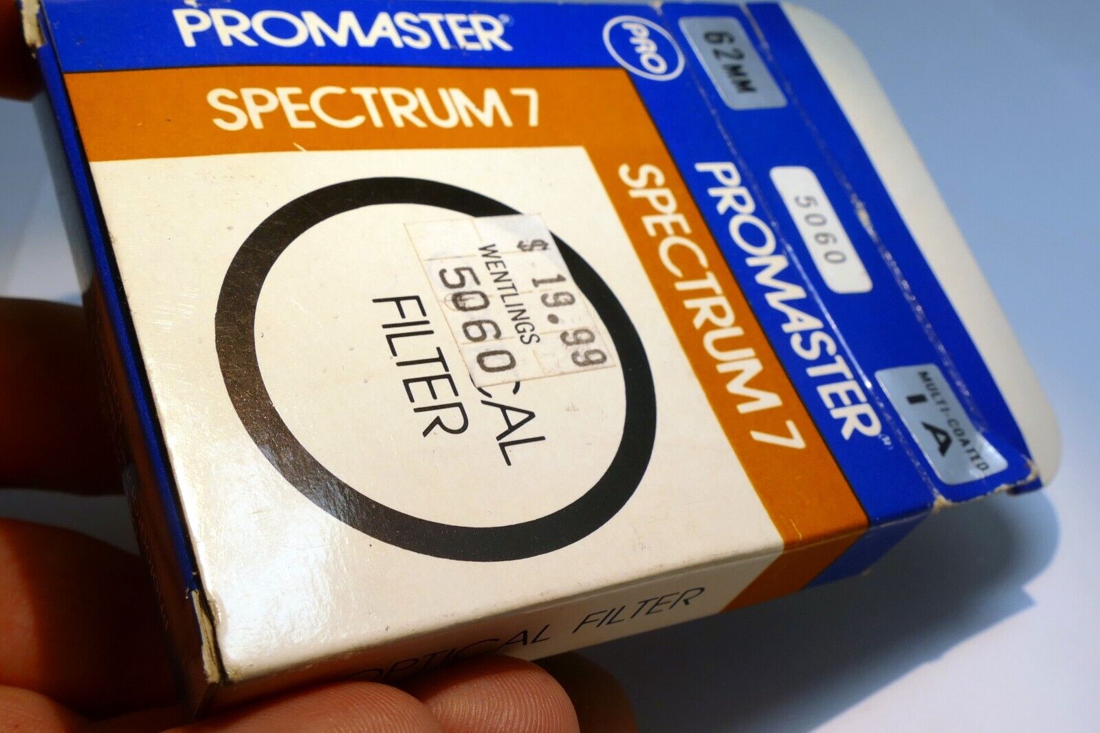 Empty Plastic  CASE for  Promaster Spectrum 7 62mm  1A filter - empty