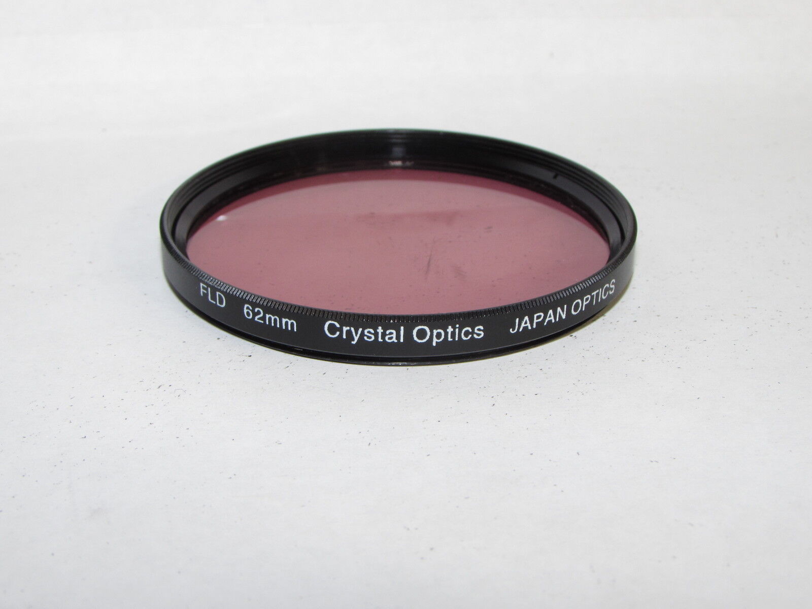 Used FL-D Crystal Optics 62mm Lens Filter Made in Japan O40821