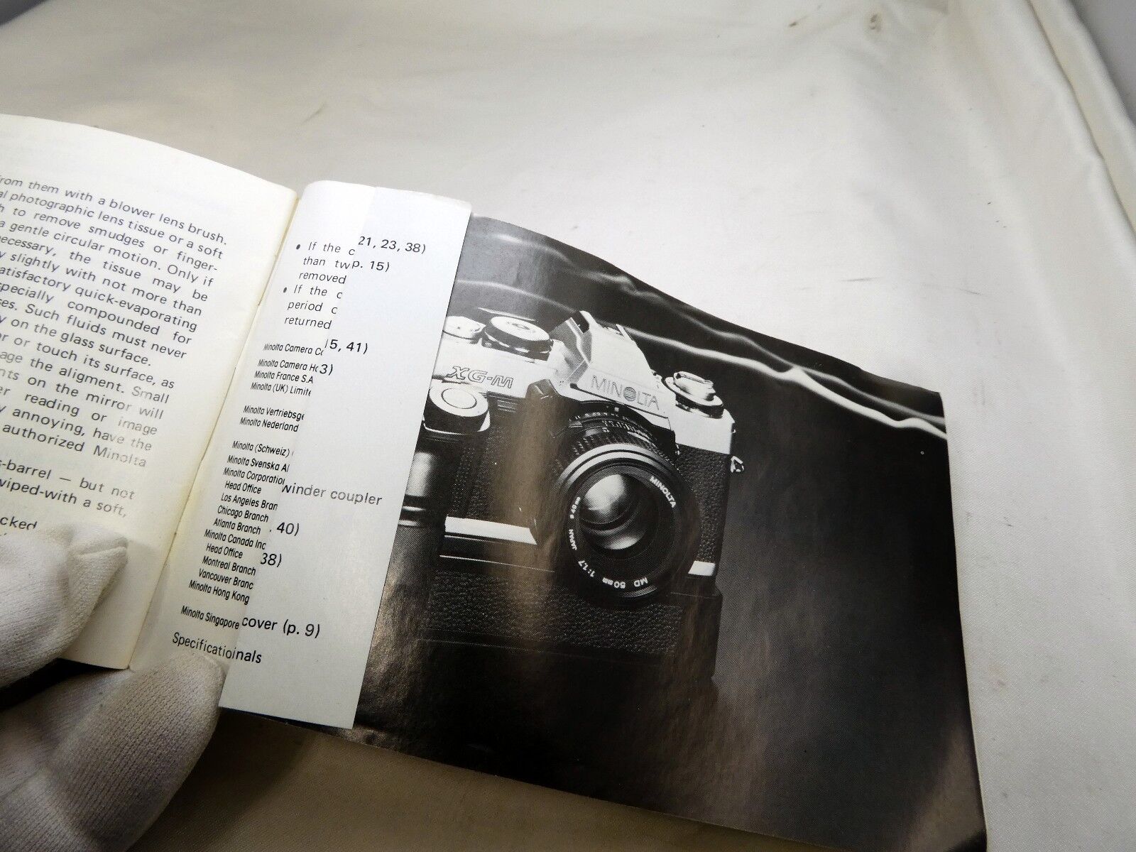 Minolta XG-M camera Instruction Guide Manual English