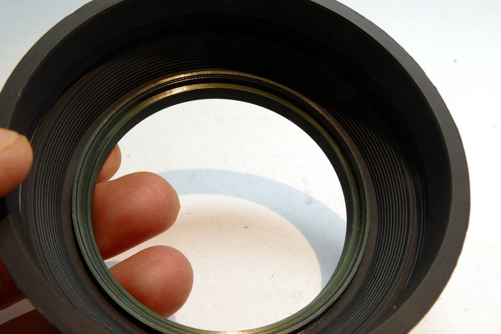 72mm Rubber Lens Hood Shade double threaded screw in  collapsible