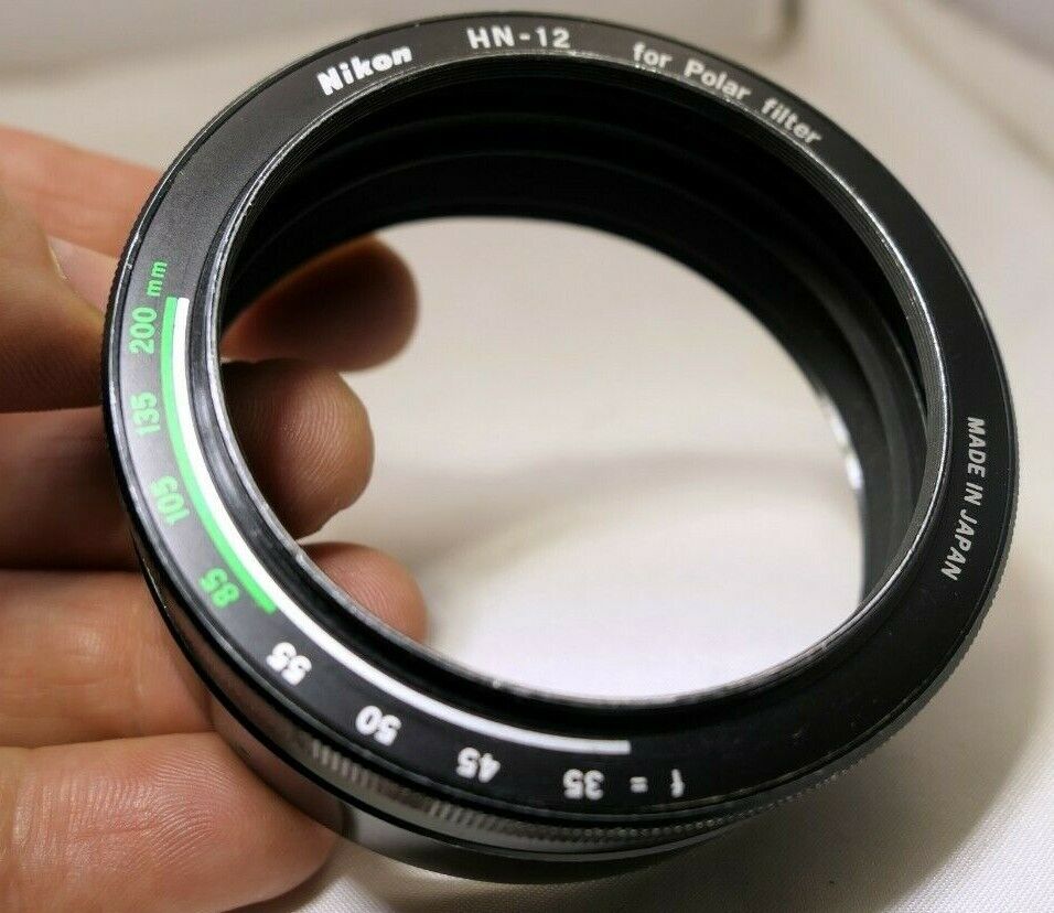 Nikon HN-12 Lens Hood Shade Metal for Nikon 52mm Polar Polarizing filter