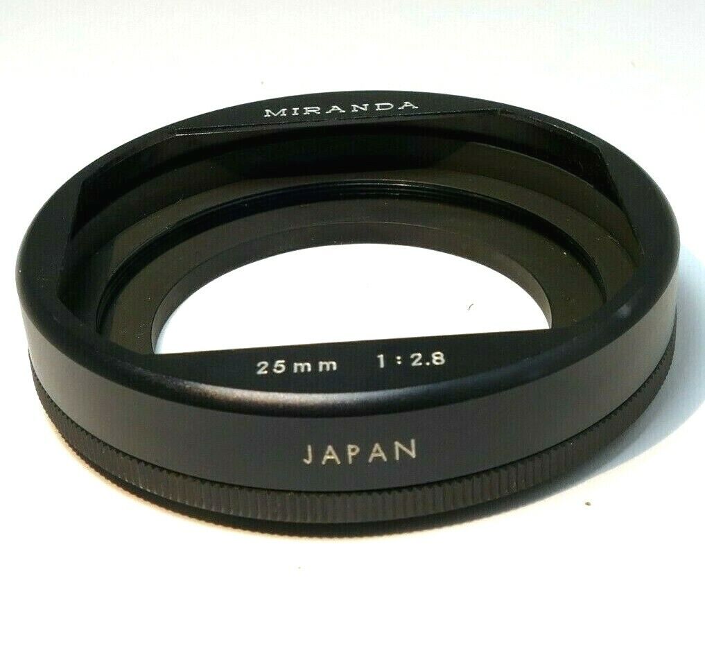 52mm Lens Hood Shade for Miranda 25mm f2.8 Metal 52mm screw in