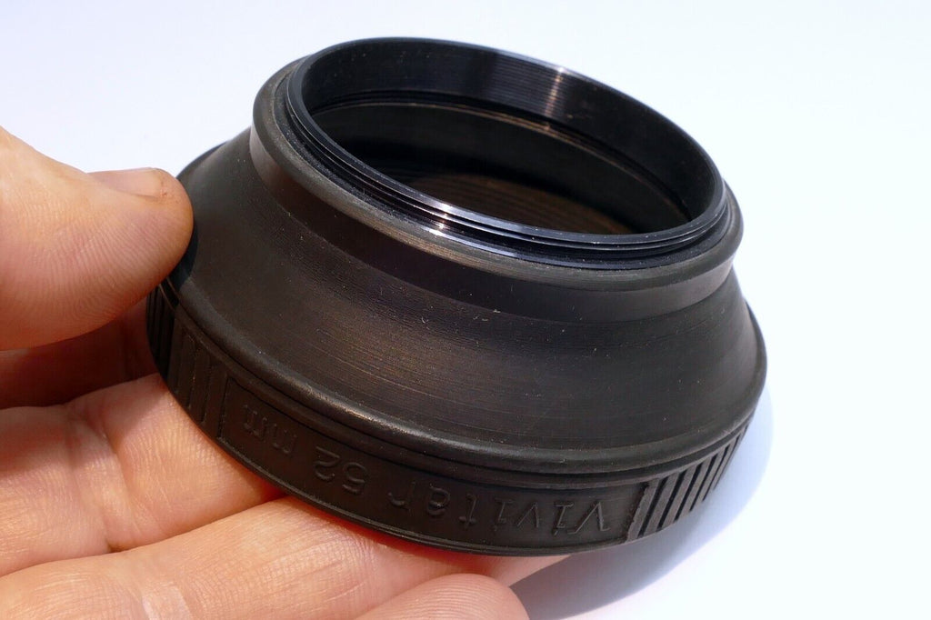 Vivitar 52mm  Rubber Lens Hood Shade collapsible for  50mm f1.8 f1.7