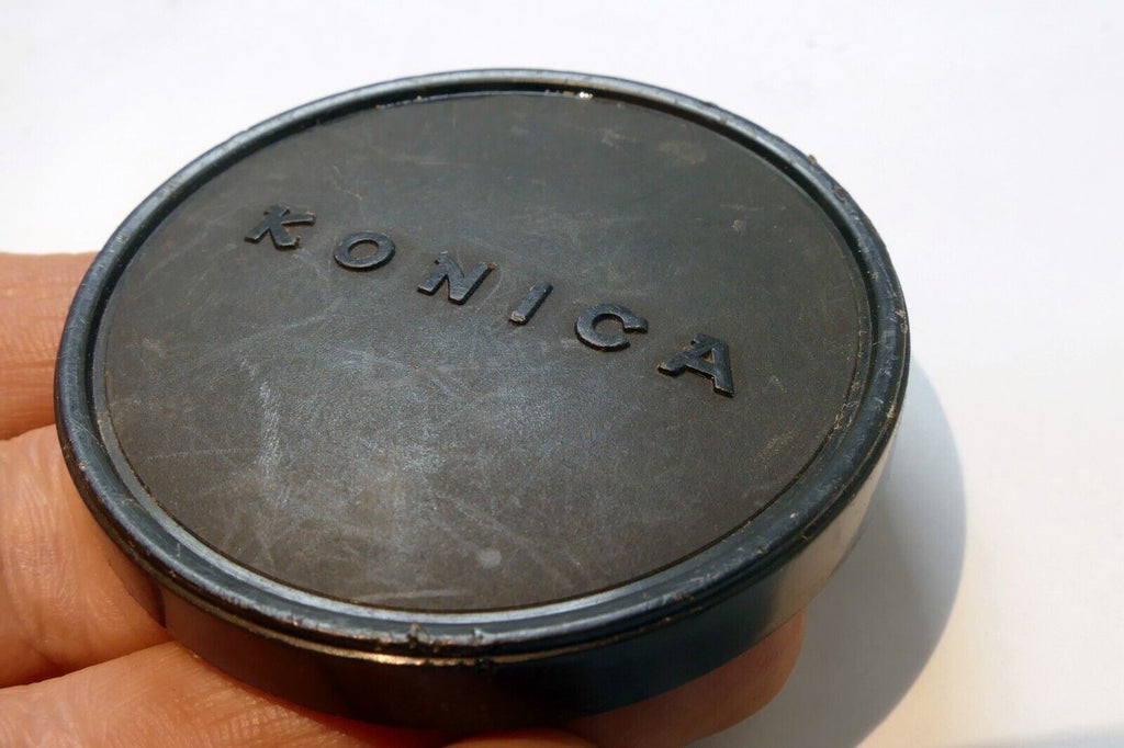 Plastic Front Lens Cap Konica 55mm rim slip on type 24mm f2.8 Hexar AR 21mm