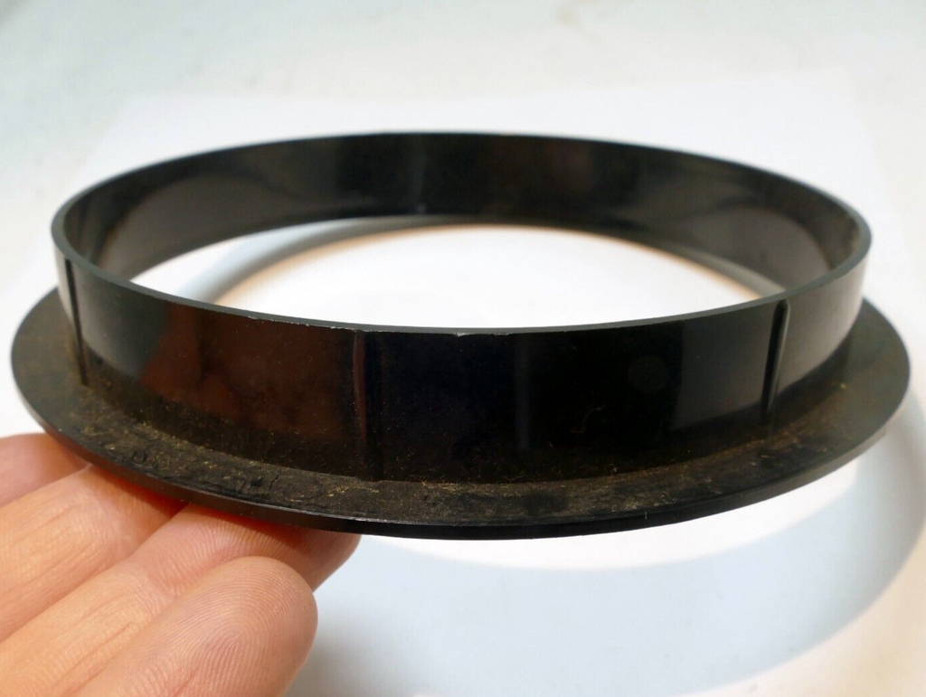 6"  black Plastic Led Trim Ring 2cm deep 13.5cm wide