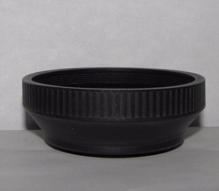 Used 49mm Collapsible Rubber Lens Hood Shade for 50mm f1.8 f2 lenses normal