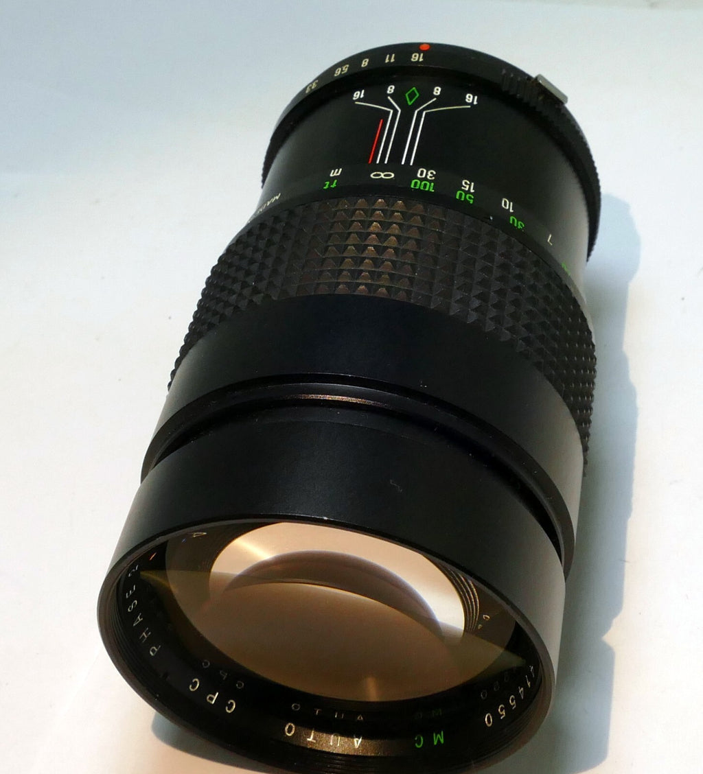 Phase 2 200mm f3.3 telephoto lens for Olympus OM series 1 2 2n cameras