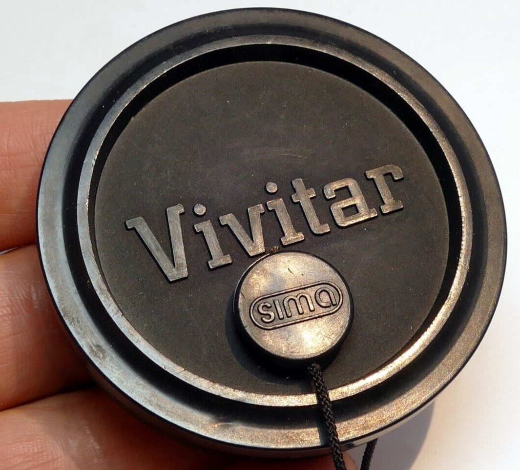 Vivitar  58mm rim Lens Front Cap slip on type with keeper string