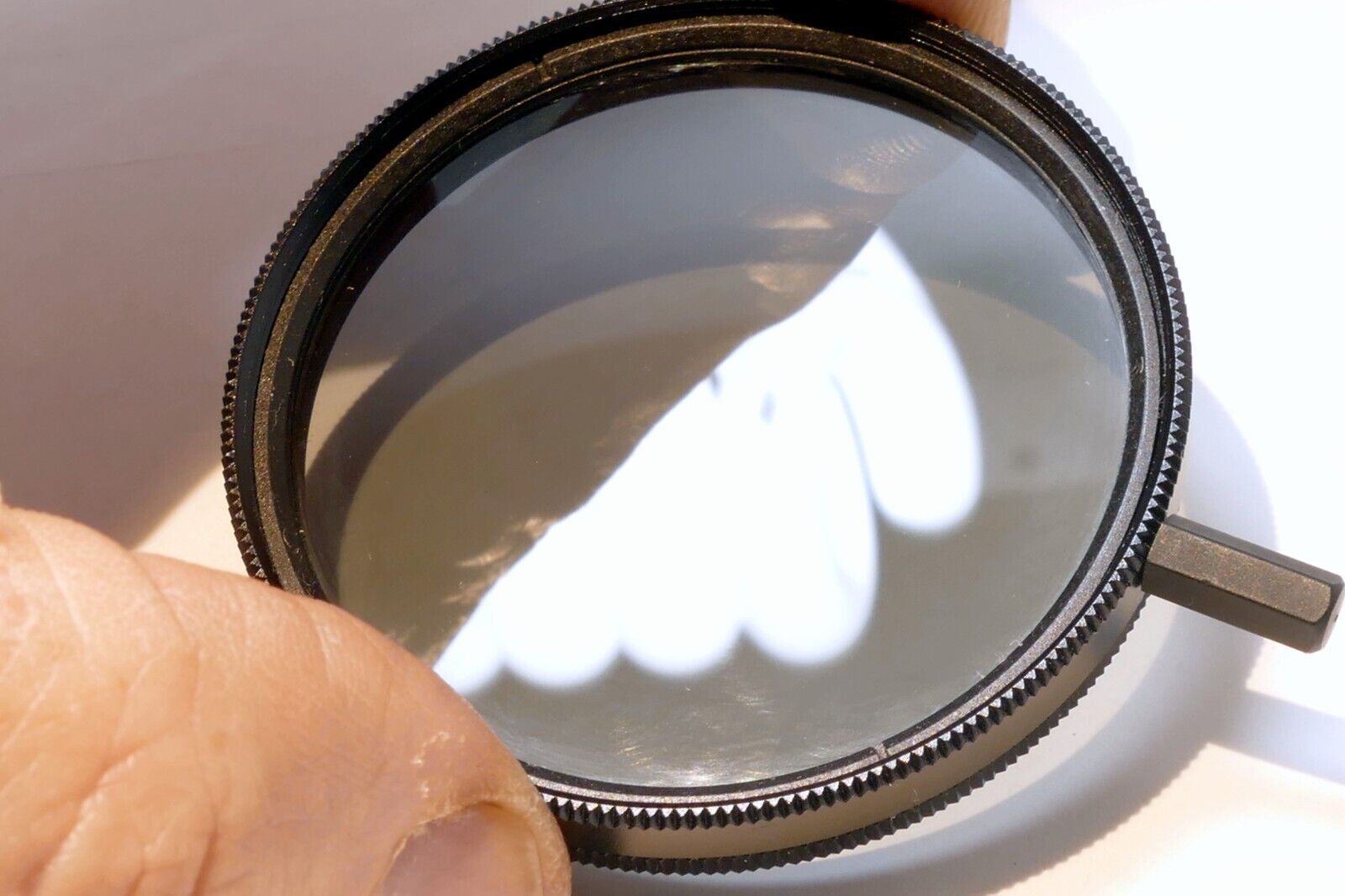 Canon 52mm Filter Linear Polarizer PL genuine vintage for 50mm f1.8 nFD - EOM