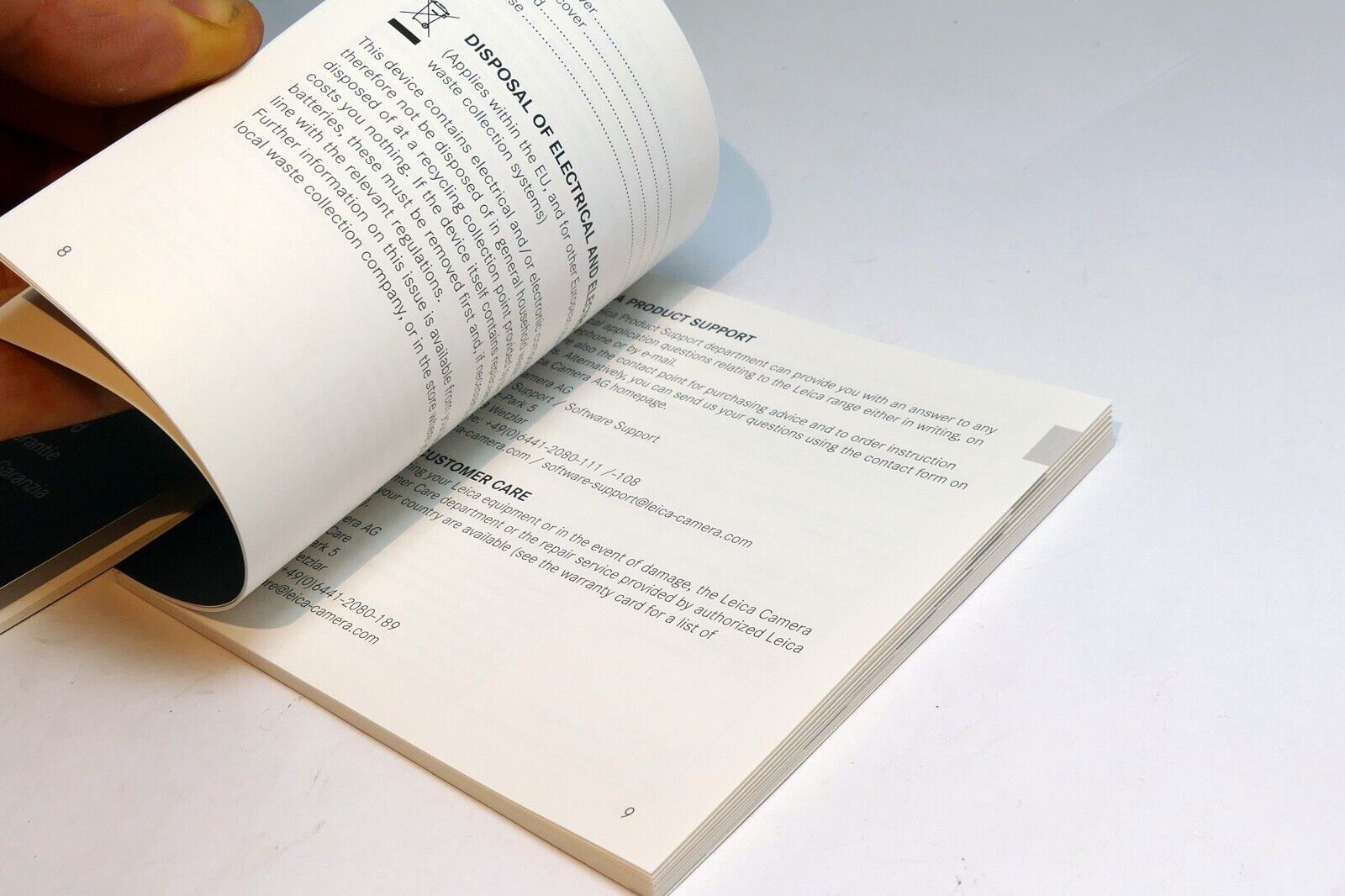 Leica Vario-Elmar-TL 18-56mm f3.5-5.6 11080 Lens Instructions manual Guide