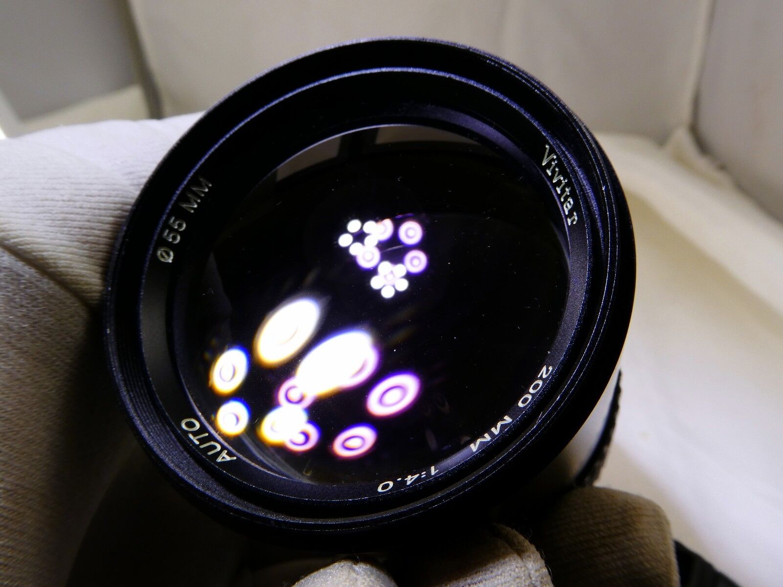 Vivitar 200mm f4.0 PK Lens Manual Focus Telephoto prime with separation