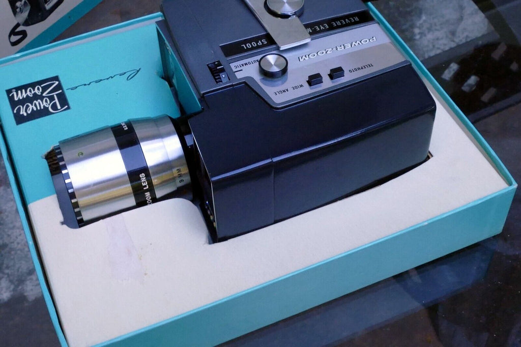 Revere 8 Eye-Matic 8mm Spool Model 143 Power Zoom w/ f1.8 Raptar Lens - AS IS