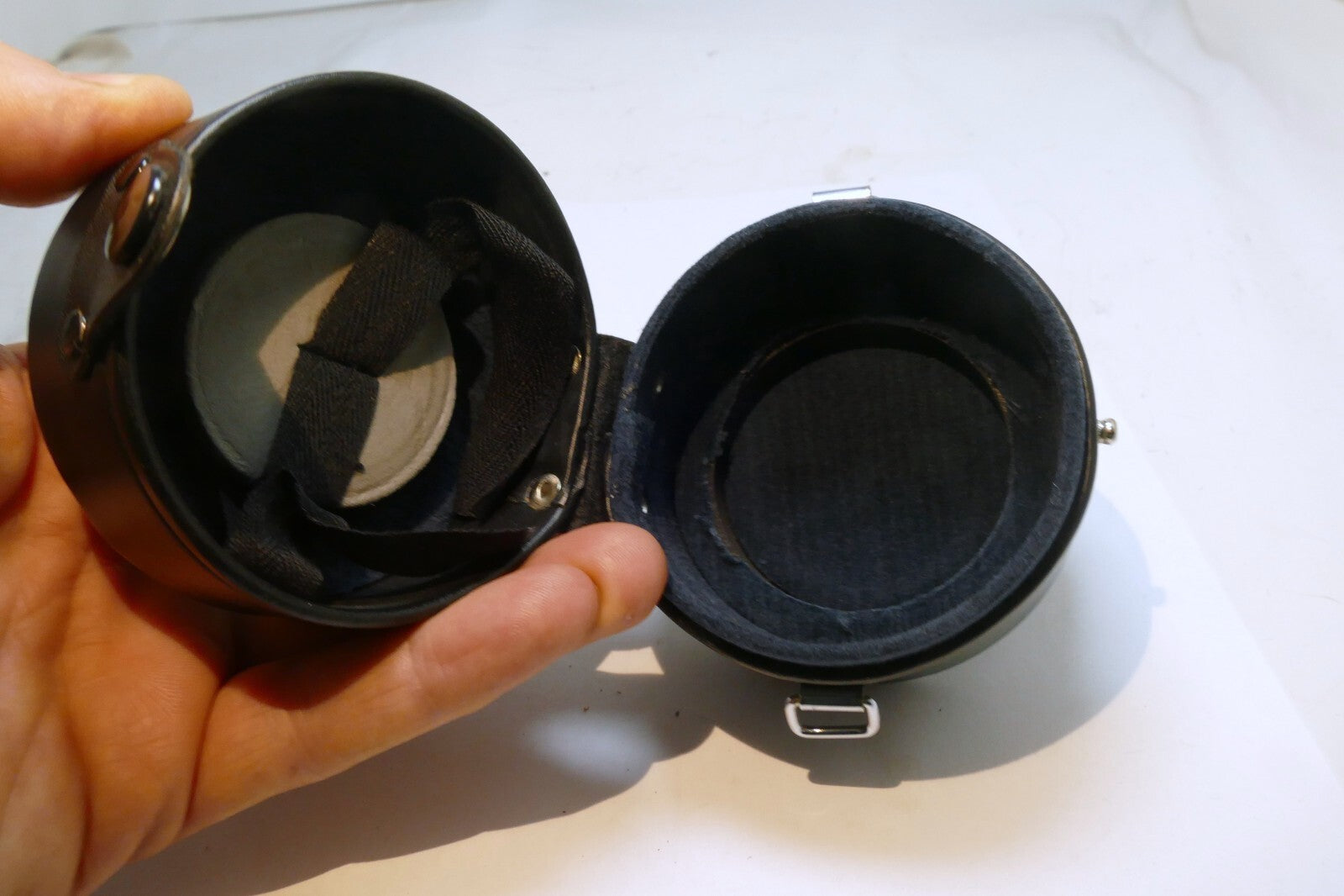 Olympus Hard Lens Case for OM 28mm f2.8 f3.5 genuine OEM fits 50mm f1.4 Zuiko OM