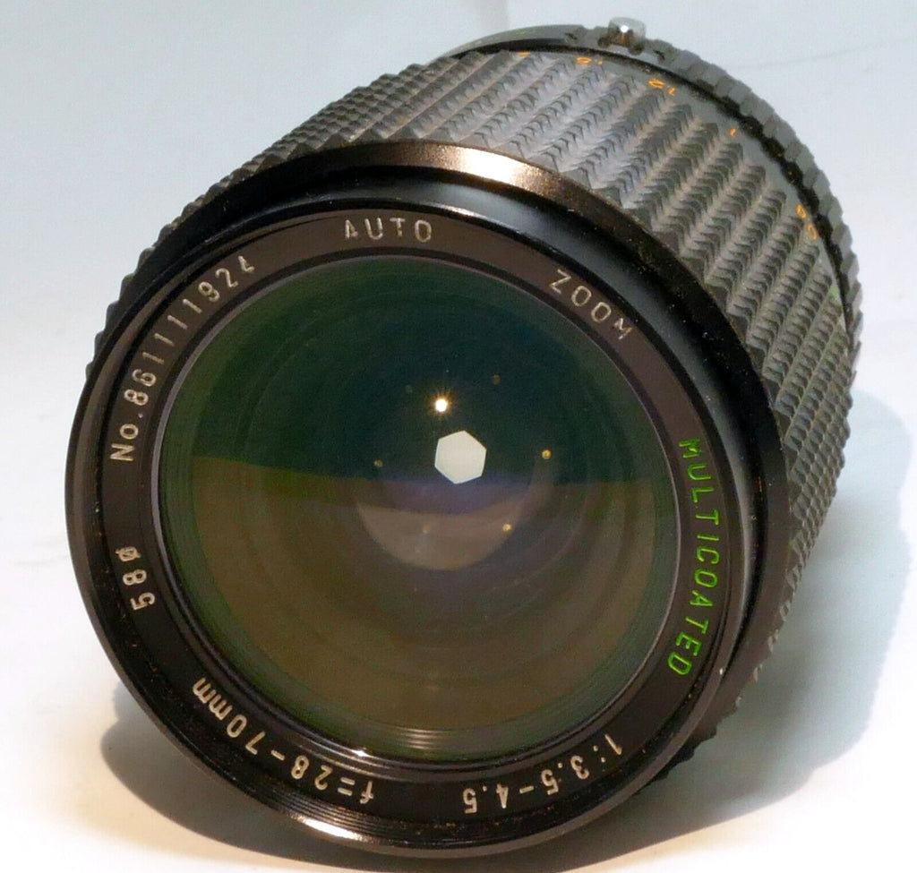 Sears 28-70mm f3.5-4.5 for PENTAX K KR manual focus lens - With separation haze