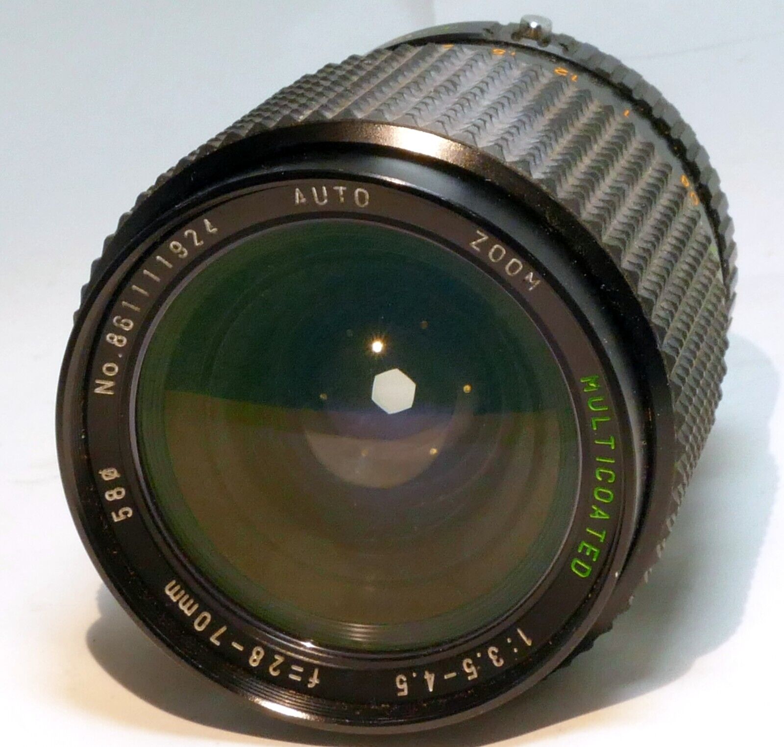 Sears 28-70mm f3.5-4.5 for PENTAX K KR manual focus lens - With separation haze