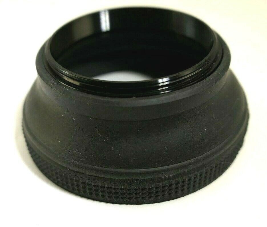 46mm threaded Rubber Lens Hood shade vintage collapsible