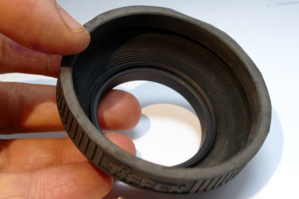 Tiffen 49mm  Rubber Lens Hood Shade  double threaded for 50mm f1.7 f2
