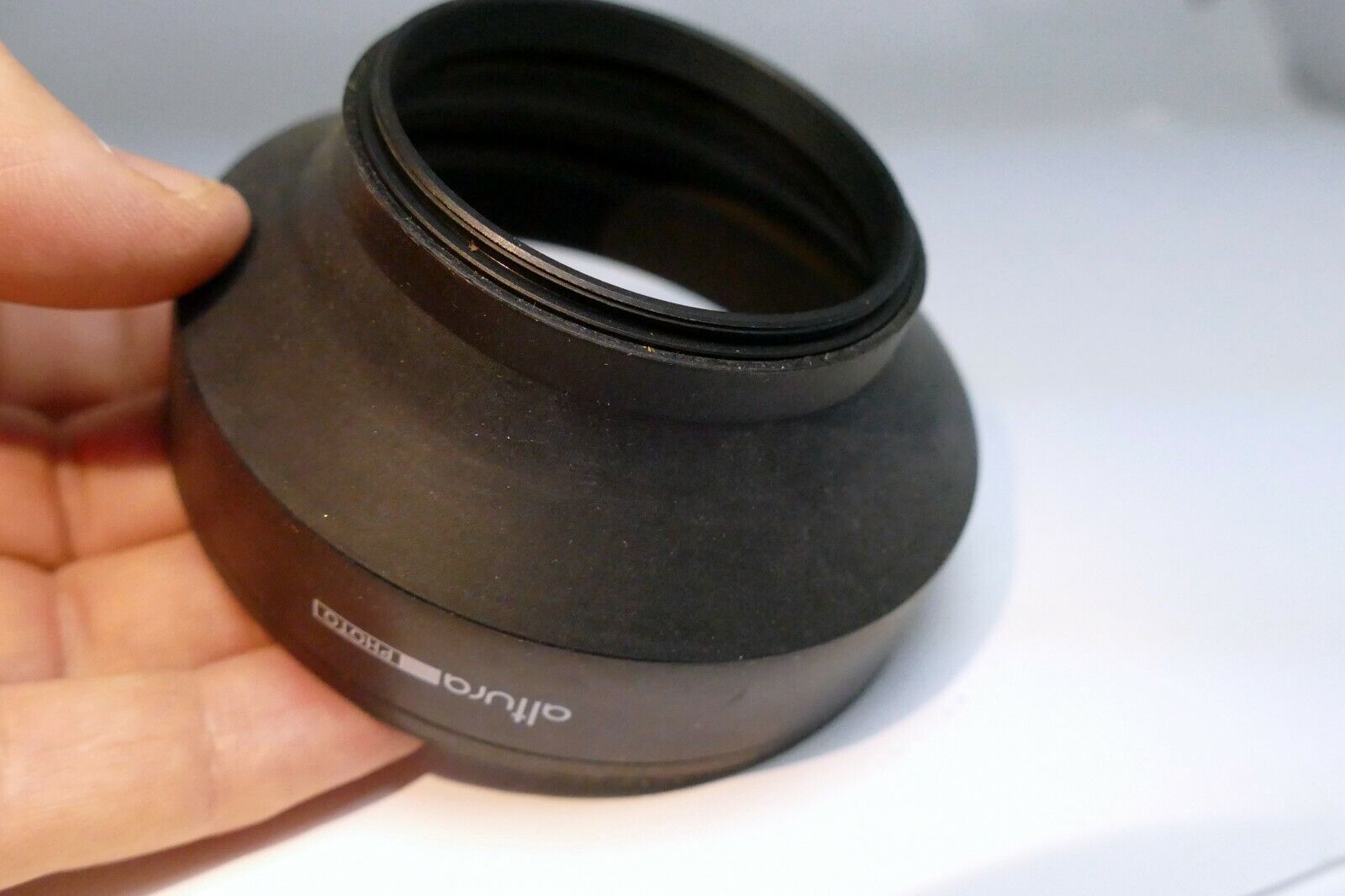 58mm rubber lens hood shade for normal Telephoto 3-qay