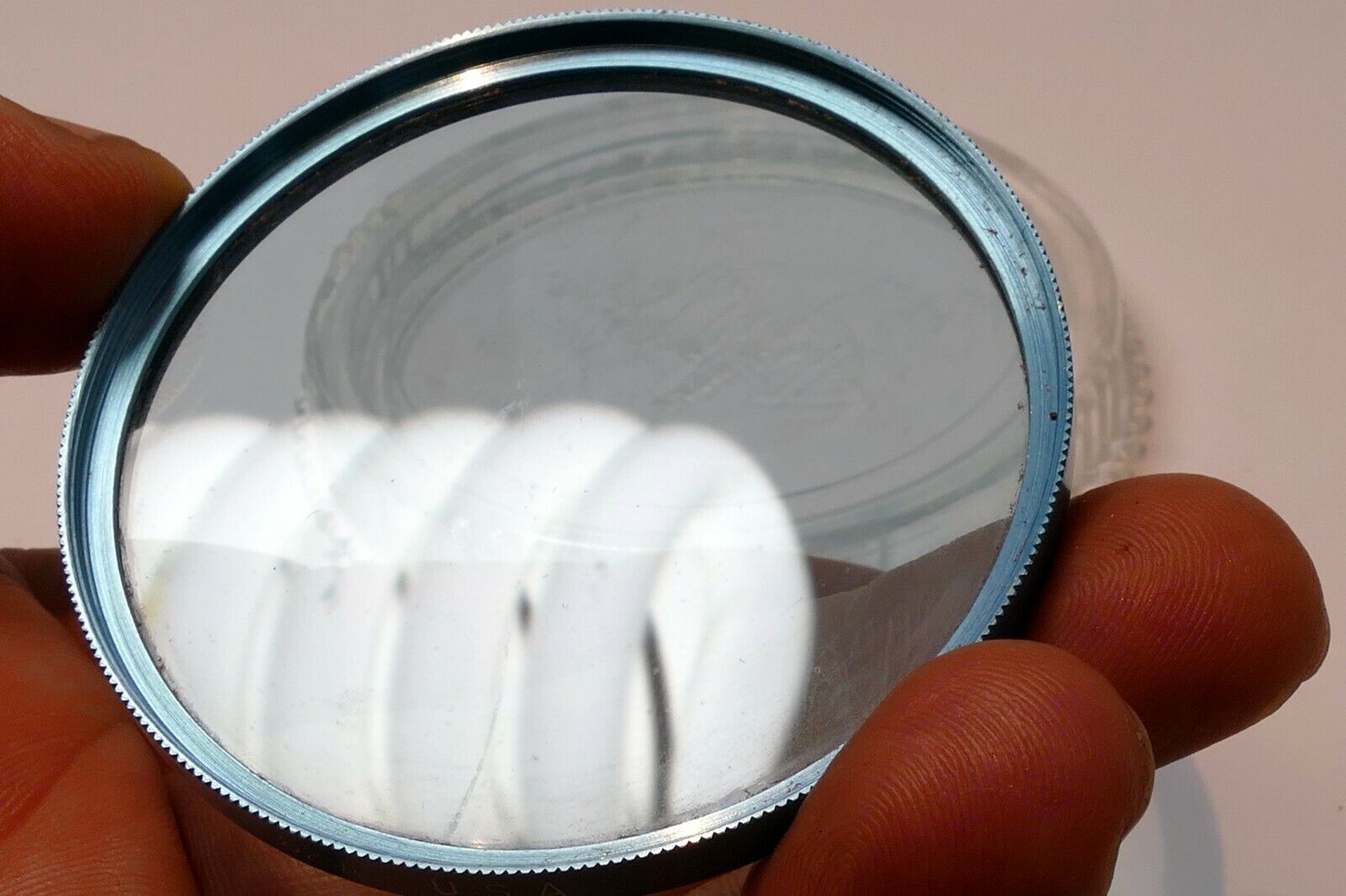 Tiffen Series # 8 VIII Lens Filter screw  in 62mm 82A light blue made in USA