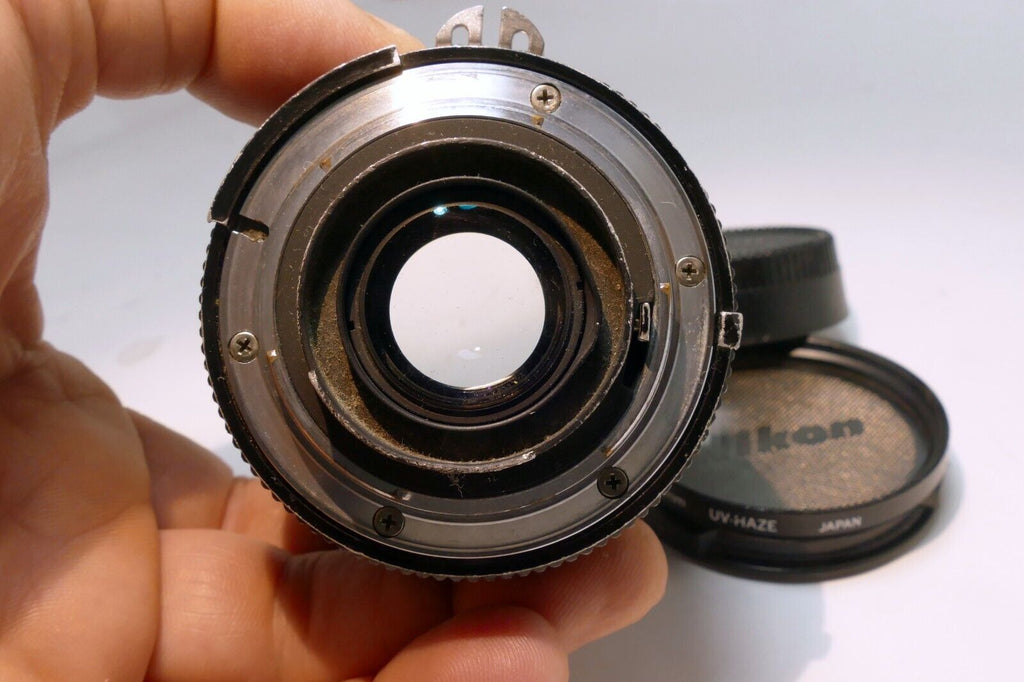 Nikon 24mm f2.8 Ai Lens prime Wide angle with fungus webbing inside - AS IS read